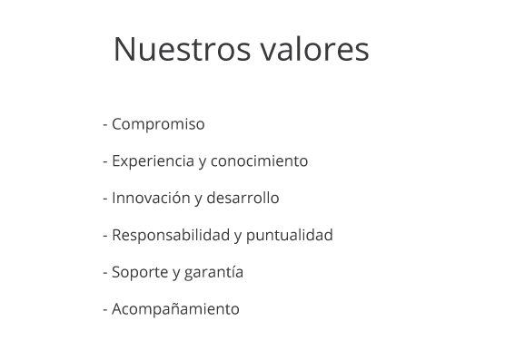 valores